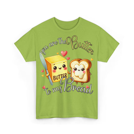 Schwere Baumwolle, Unisex T-Shirt - Butter und Brot