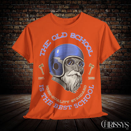 Vintage, schwere Uni Sex T-Shirt - Old School