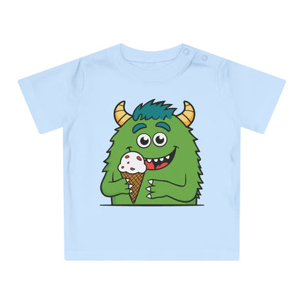 Baby T-Shirt – Süßes Monster-Eis für kleine Entdecker!