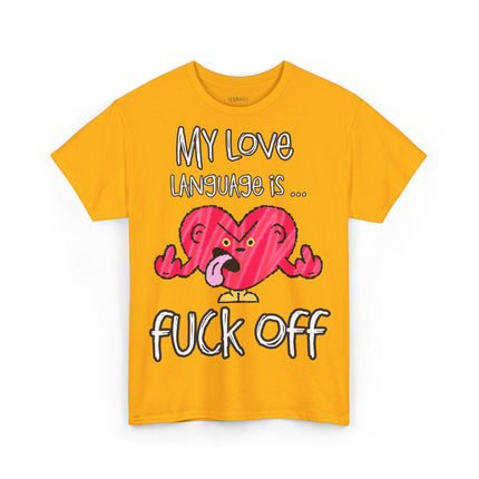 Schweres Baumwoll, Unisex T-Shirt – „Lass mich in Ruhe“