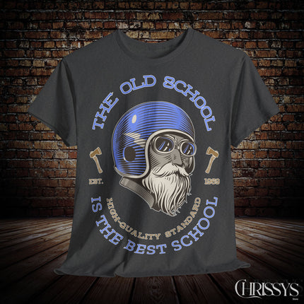 Vintage, schwere Uni Sex T-Shirt - Old School
