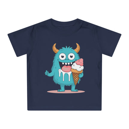 Cute Monster Ice Cream Baby T-Shirt