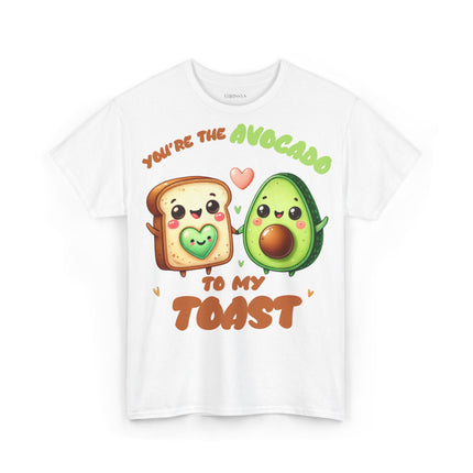Schwere Baumwolle, Unisex T-Shirt - Avocado and Toast