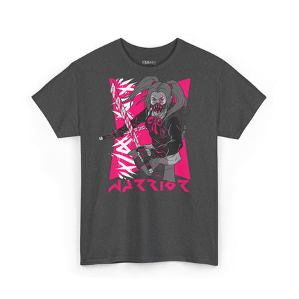 Anime-Style T-Shirt – Female Warrior Unisex Tee