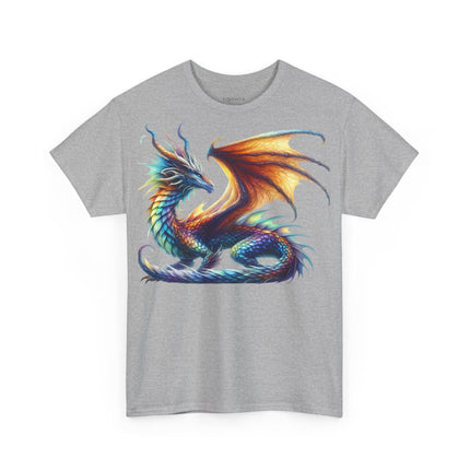 Drachen T-Shirt – Geheimnisvoll, Magisch & Farbenprächtig (Unisex Heavy Cotton)