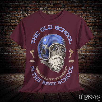 Vintage, schwere Uni Sex T-Shirt - Old School