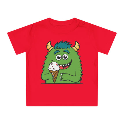 Baby T-Shirt – Süßes Monster-Eis für kleine Entdecker!