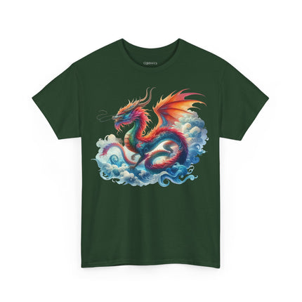 Mystisches Drachen T-Shirt – Farbenfroh & Ausdrucksstark (Unisex)