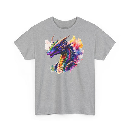 Drachenpower im Fantasie-Look – Buntes Unisex T-Shirt