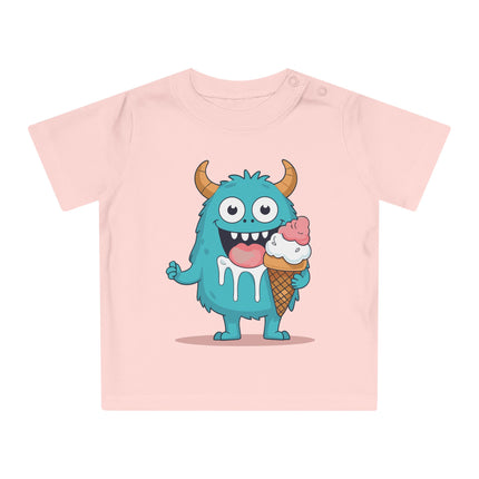 Cute Monster Ice Cream Baby T-Shirt