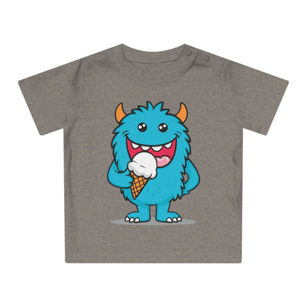 Süßes Monster-Eis Baby T-Shirt – Kuschelig & Verspielt!