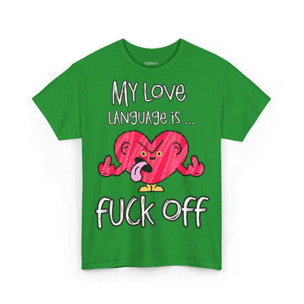 Schweres Baumwoll, Unisex T-Shirt – „Lass mich in Ruhe“