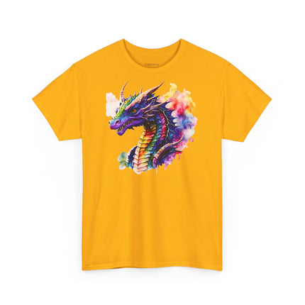 Drachenpower im Fantasie-Look – Buntes Unisex T-Shirt