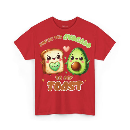 Schwere Baumwolle, Unisex T-Shirt - Avocado and Toast