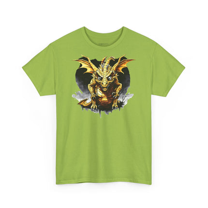 Bunter Drachen-Print – Unisex T-Shirt für Fantasie und Ausdruck
