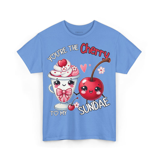 Schwere Baumwolle, Unisex T-Shirt - Cherry to my Sundae