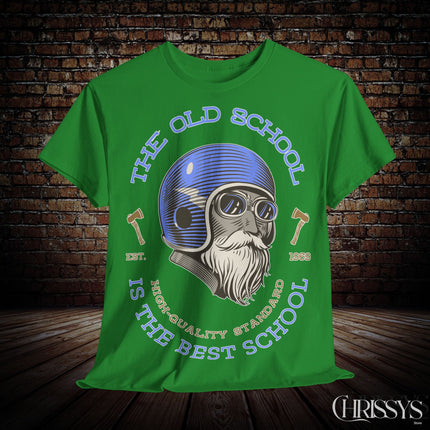 Vintage, schwere Uni Sex T-Shirt - Old School