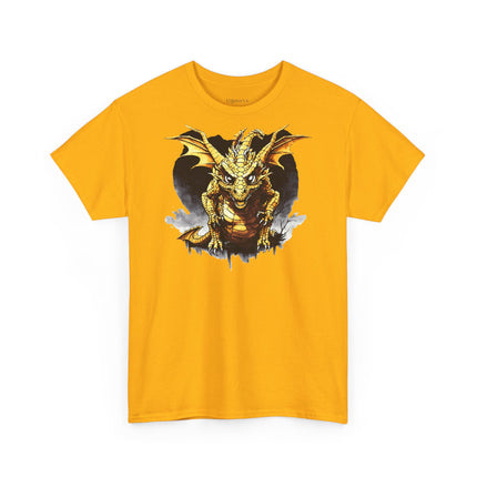 Bunter Drachen-Print – Unisex T-Shirt für Fantasie und Ausdruck