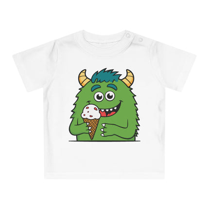 Baby T-Shirt – Süßes Monster-Eis für kleine Entdecker!