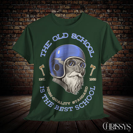 Vintage, schwere Uni Sex T-Shirt - Old School