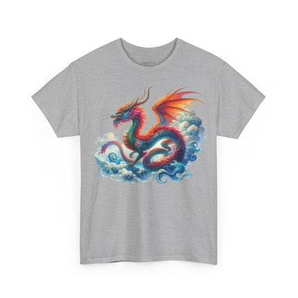 Mystisches Drachen T-Shirt – Farbenfroh & Ausdrucksstark (Unisex)