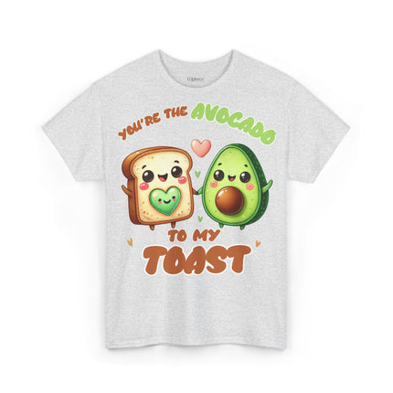 Schwere Baumwolle, Unisex T-Shirt - Avocado and Toast