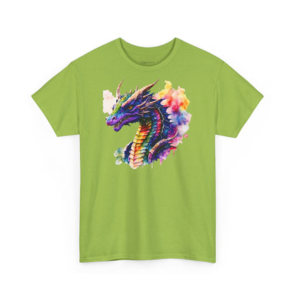 Drachenpower im Fantasie-Look – Buntes Unisex T-Shirt