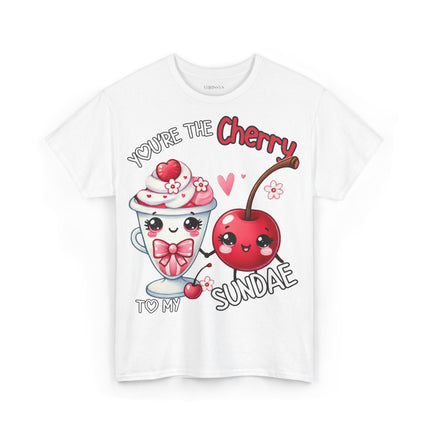 Schwere Baumwolle, Unisex T-Shirt - Cherry to my Sundae