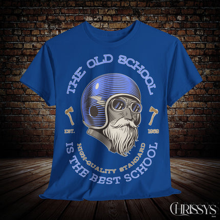 Vintage, schwere Uni Sex T-Shirt - Old School