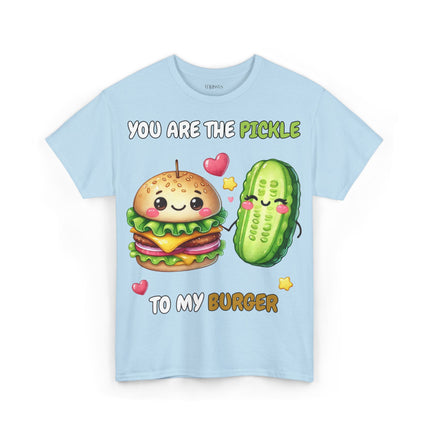 Schwere Baumwolle, Unisex T-Shirt - Pickle to my Burger