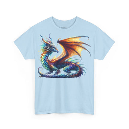 Drachen T-Shirt – Geheimnisvoll, Magisch & Farbenprächtig (Unisex Heavy Cotton)