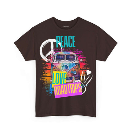 Peace, Fun & Cozy, Unisex T-Shirt – 70er Retro Geburtstagsgeschenk für Männer & Frauen