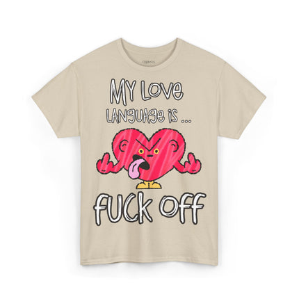 Schweres Baumwoll, Unisex T-Shirt – „Lass mich in Ruhe“