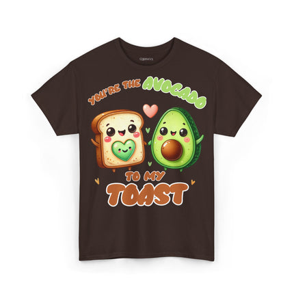 Schwere Baumwolle, Unisex T-Shirt - Avocado and Toast