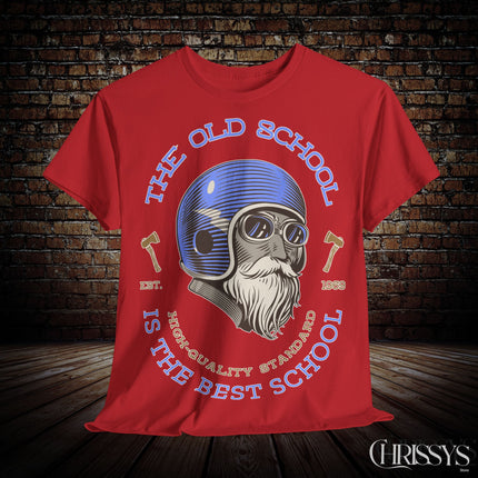Vintage, schwere Uni Sex T-Shirt - Old School