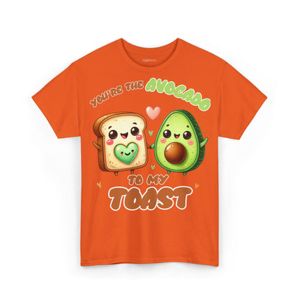 Schwere Baumwolle, Unisex T-Shirt - Avocado and Toast