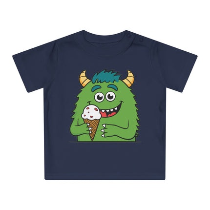 Baby T-Shirt – Süßes Monster-Eis für kleine Entdecker!