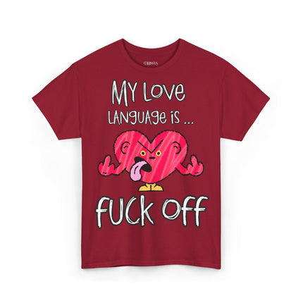 Schweres Baumwoll, Unisex T-Shirt – „Lass mich in Ruhe“