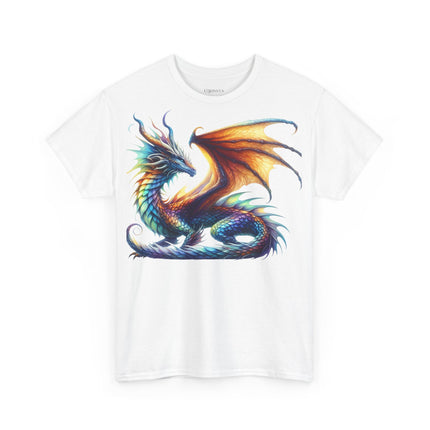 Drachen T-Shirt – Geheimnisvoll, Magisch & Farbenprächtig (Unisex Heavy Cotton)
