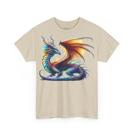 Drachen T-Shirt – Geheimnisvoll, Magisch & Farbenprächtig (Unisex Heavy Cotton)