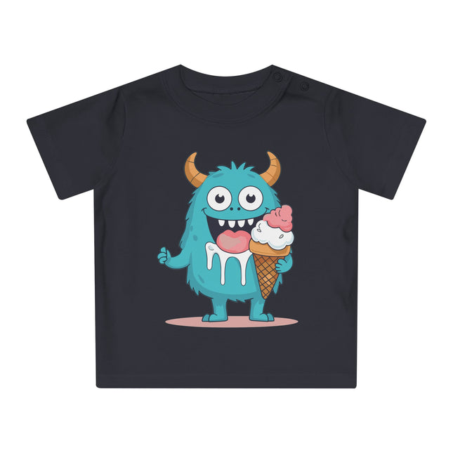 Cute Monster Ice Cream Baby T-Shirt