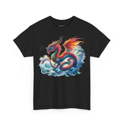 Mystisches Drachen T-Shirt – Farbenfroh & Ausdrucksstark (Unisex)