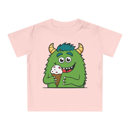 Baby T-Shirt – Süßes Monster-Eis für kleine Entdecker!