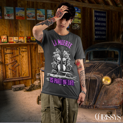 Ethno, Damen T-Shirt - La Muerte is part of Life