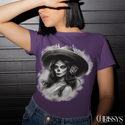 Ethno, Damen T-Shirt - Day of the Dead