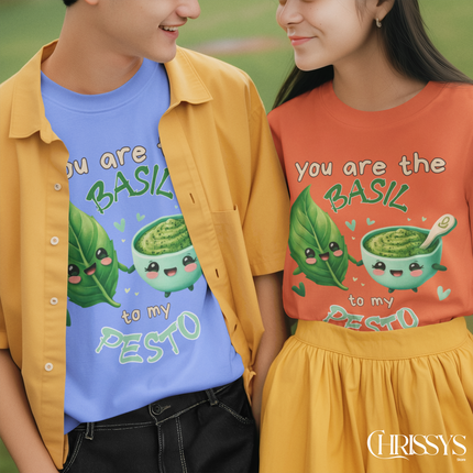 Schwere Baumwolle, Unisex T-Shirt - Basil and Pesto