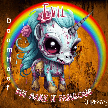 Zombiecorn-Universe „DoomHoof “  Unisex T-Shirt