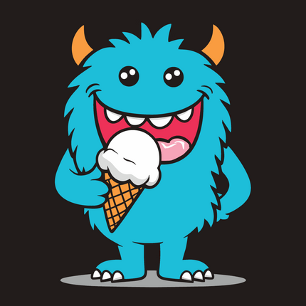 Süßes Monster-Eis Baby T-Shirt – Kuschelig & Verspielt!