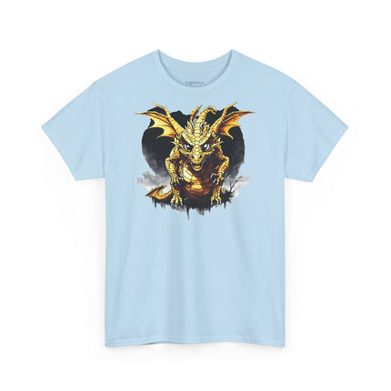 Bunter Drachen-Print – Unisex T-Shirt für Fantasie und Ausdruck