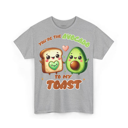 Schwere Baumwolle, Unisex T-Shirt - Avocado and Toast